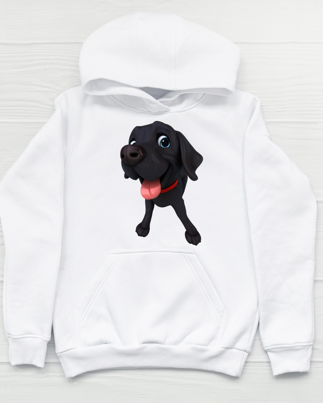 Black Lab Love Hoodie