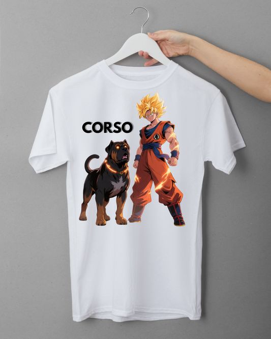 White t-shirt with Corso Power
